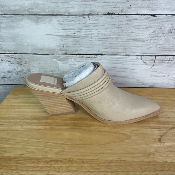 Dolce Vita Sita Suede Heeled Mules Size 8 - Picture 1 of 5